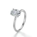 Pierścionek z dużym diamentem białe złoto SBPZ_040 Pierścionek z dużym diamentem białe złoto SBPZ_040